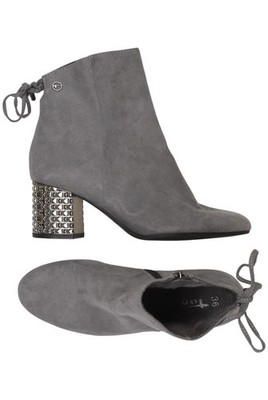 Tamaris Stiefelette Damen Ankle Boots Booties Gr. 36 Grau #h10t1pz
