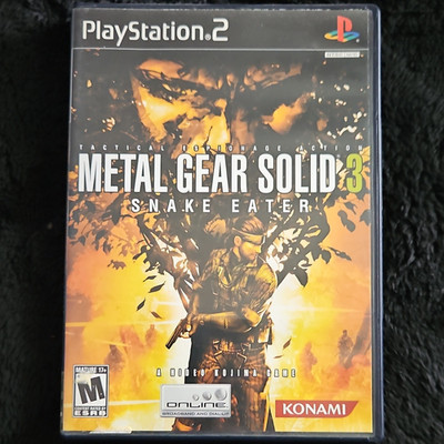 Konami Metal Gear Solid 3: Snake Eater (2004) PS2 NTSC-U/C M Manual
