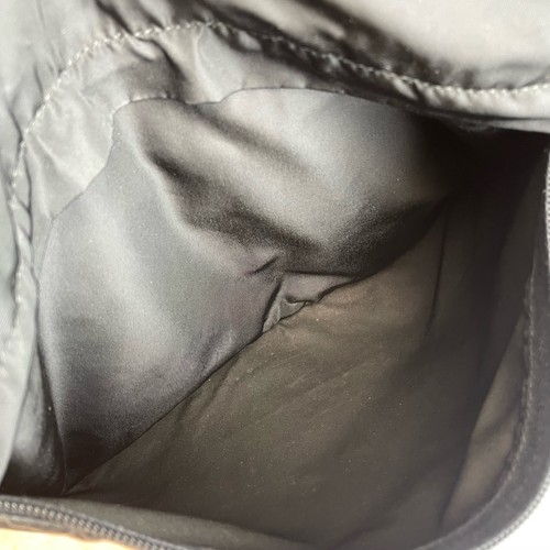 Prada Pre-Owned Authentic Messenger Bag Black Nylon Free Tracked Shipping - Picture 14 of 19