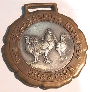 1913 The Philadelphia Inquirer Champion Best Pen Chicken FOB.