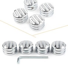 4pcs  Head Bolt Cover Cap For Harley Twin Cam 1999-Later Evo 1985-1999 Chrome