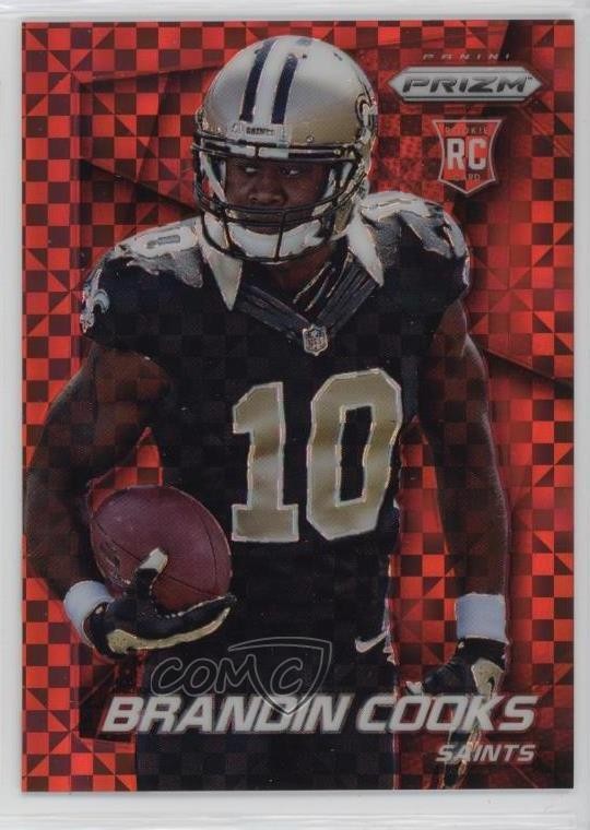 2014 Panini Prizm Red Power Prizm 26/125 Brandin Cooks #236 Rookie RC 2t2