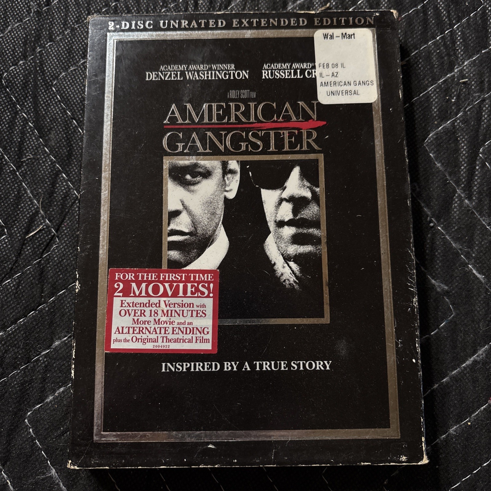 American Gangster (DVD, 2008, 2-Disc Unrated Extended Edition)