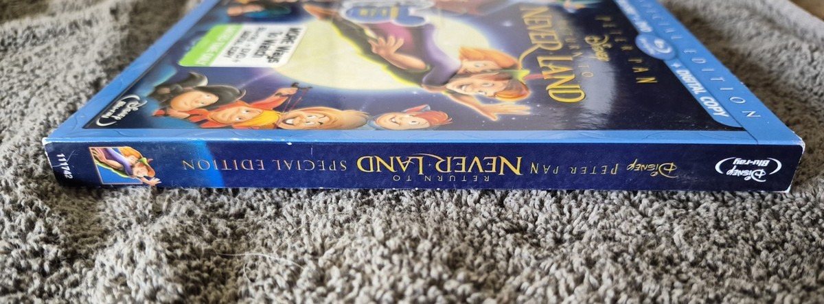 Peter Pan Return to Never Land (Blu-ray + DVD + Digital) NEW w