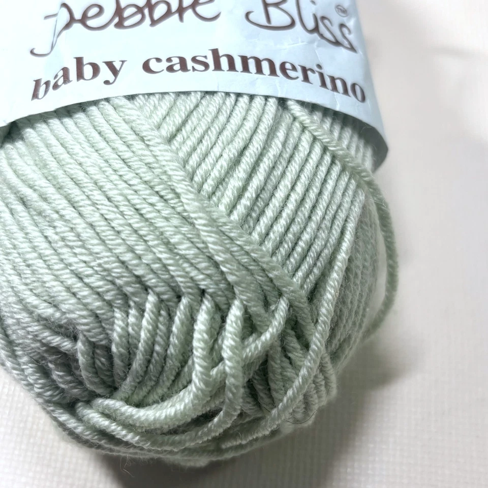 1 Skein Debbie Bliss Baby Cashmerino Sport Yarn Color 34003 Pale Green - Image 2 of 4