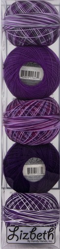Handy Hands Lizbeth Specialty Pack Cordonnet Cotton Size 20-Berry Assortment 5/P