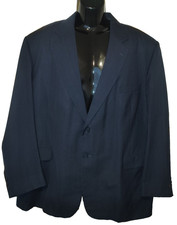 Towncraft Men s Navy Blue Classic Two Button Blazer Jacket Size 48R BG37