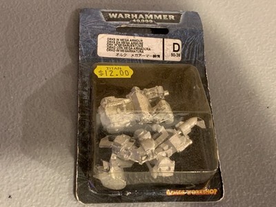 A40247 WARHAMMER 40K SPACE ORKS OOP METAL MEGA ARMOUR NIB BLISTER