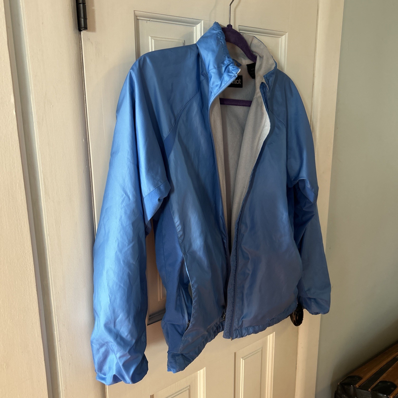 Marmot Full Zip Jacket Lined Softshell Windbreake… - image 7