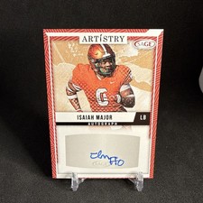 2024 Sage Hit High Series - Autographs Isaiah Major #A-IM Red (AU, RC)