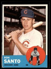 1963 Topps Ron Santo EX Set BReak #252