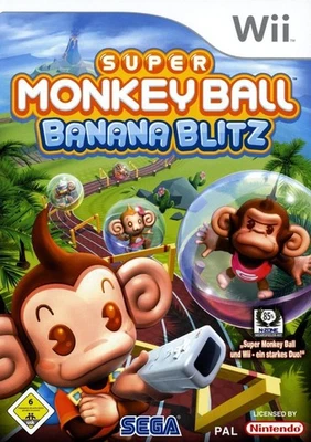 Nintendo Wii Spiel - Super Monkey Ball: Banana Blitz mit OVP - Bild 1 von 4