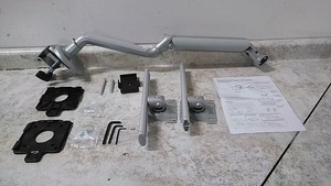 Workrite 7760AS 24 In Max Monitor Size Dual Monitor Arm (C)