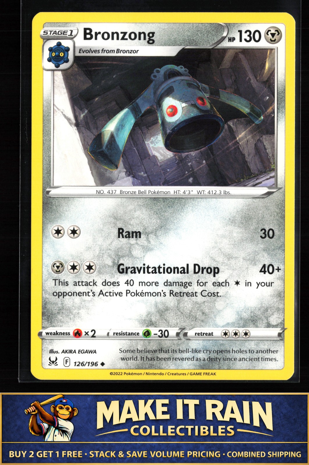 Bronzong SWSH11: Lost Origin #126/196 Pokemon