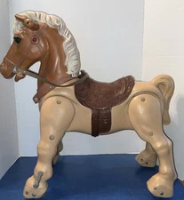 Vintage Marx Toys Marvel the Mustang Ride On Horse Toy