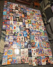 140 VHS tapes, nostalgia, decent quality, Little Mermaid Dick cover, no Gargoyle