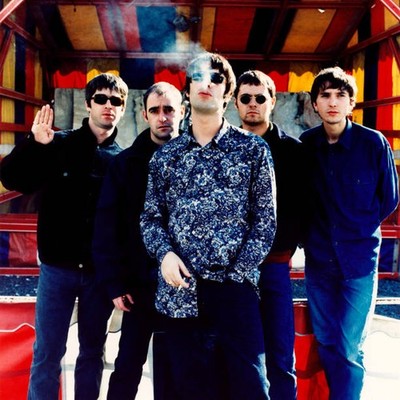 Musician Liam Noel Gallagher members of music band Oasis for Detai- Old Photo 1