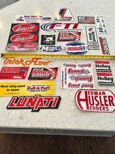 Vintage Lot Of 20 Auto Racing Performance Stickers Original Backings Attached