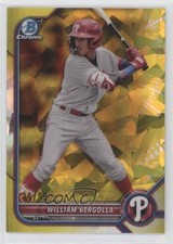 2022 Bowman Chrome Draft Sapphire Edition Yellow 34/99 William Bergolla 9hx