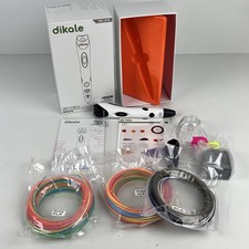 Dikale 3D Pen Kit White Pen Starter Bundle Filament Printing