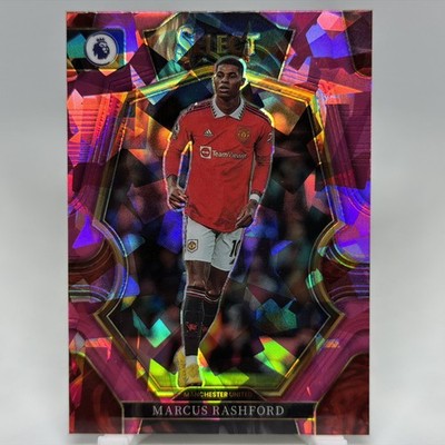 2022 Panini Select Premier League Mezzanine Pink Ice Prizm Marcus Rashford 1t8