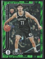 Ben Saraf 2025-26 Topps Tip-Off Green RC /99 #226 Brooklyn Nets