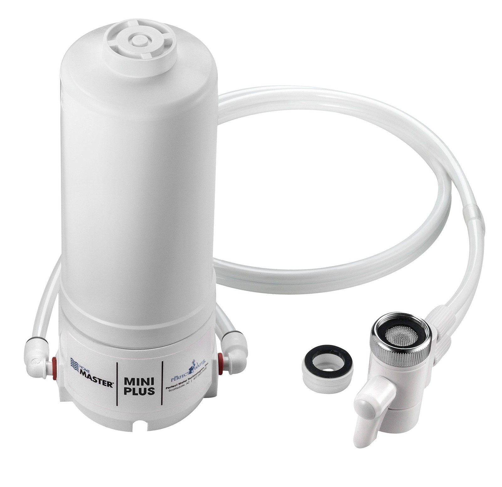 HM-MINI-Plus Countertop Faucet Filter, 750 Gallons Replaceab
