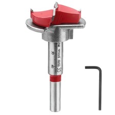 Forstnerbohrer 35mm Verstellbar Positionierbohrer, Forstner Bit Holzbohrer mi...