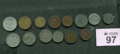 Lot 14 Münzen Deutschland