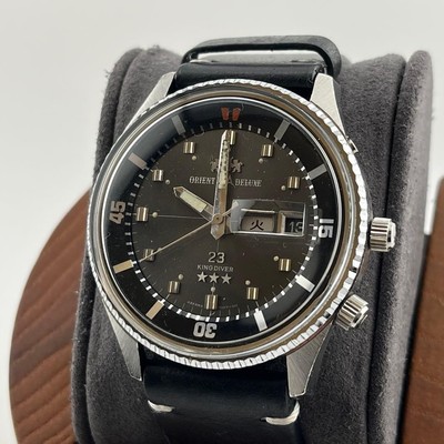 Orient King Diver Automatik Uhr AAA Day Date 23 Jewels Resistant 200m