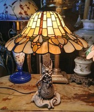 Very Rare Widdop & Bingham Art Nouveau Grape Vine. Tiffany style table lamp