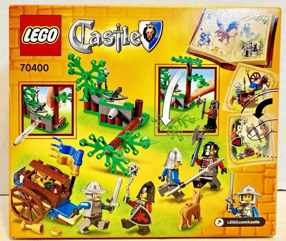 LEGO (70400) Castle: Forest Ambush - New Sealed Retired Knight Dragon Kingdom - Image 2 of 4