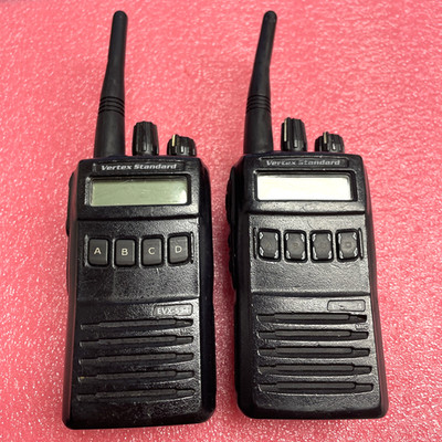 2X VERTEX STANDARD EVX-534-G7-5 Two-Way Radio EVX-531 w/Battery, Antenna