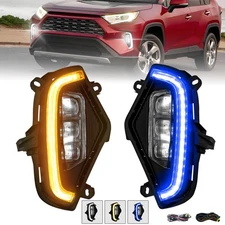 LED DRL Daytime Running light Turn Signal Fog Lamp For Toyota RAV4 2019-23 2024