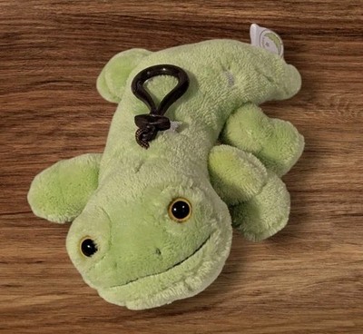 Animal Adventure Salamander Plush Bag Clip On Moonamander Backpack Green Gecko