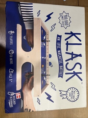 Klask Tabletop Board Game Magnetic Foosball Hockey Battle Family Party Denmark