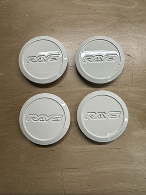 Volk Racing Rays ZE40/TE37UL TRA Cap STD Low O-Ring Type Championship White (4 )