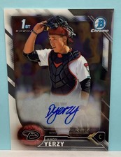 2016 Bowman Draft Chrome Andy Yerzy Auto #CDA-AY Diamondbacks Cardinals