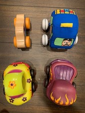 Toddler Toy Lot Soft Sensory Blocks Push Cars Baby Learning Toys 7pc