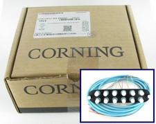 Corning CCH-CP12-H3-P03SH 12-Fiber ST Pigtailed Fiber Panel 3m OM3/OM4 STSI