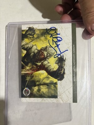 Ben Chapman Creature The Black Lagoon Authentic Signed Breygent  Autograph 5x7