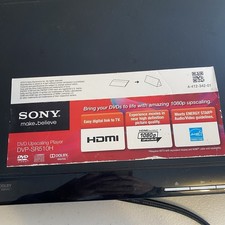 Sony DVP-SR510H DVPSR510H Upscaling HDMI 1080p DVD Player No Remote Untested