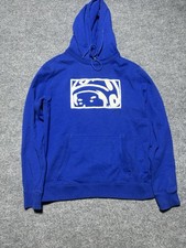 Billionaire Boys Club Blue Classic Logo Pullover Hoodie Mens Size L