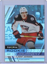Kent Johnson Synergy Rookie Journey Away /699 Rookie Card 2022-2023 #RJ2. rookie card picture