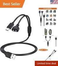 Portable Dog Collar Charger Cable: 3ft USB C  Magnetic for Fast Performance