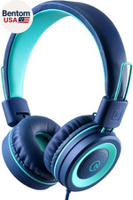 Kids Headphones - K11 Foldable Stereo Tangle-Free 3.5Mm Jack Wired Cord On-Ear