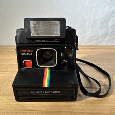 Polaroid Time-Zero OneStep Land Camera W Focal 600 Electronic Flash UNTESTED