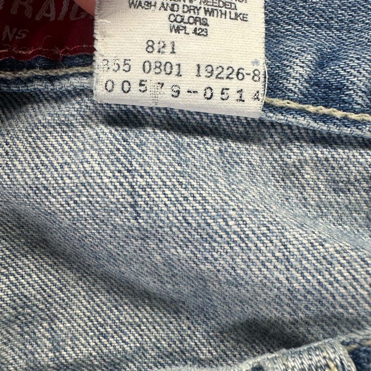 Vintage Levi's 579 Jeans Men 36x32 Blue Cotton Denim Straight Leg
