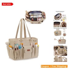 Durable Canvas Pottery Tool Bag with Multiple Pockets for Ultimate Organization