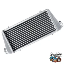 24" Aluminum Intercooler Universal Turbo Front Mount 2.2" I/O Tube & Fin 24"x10"